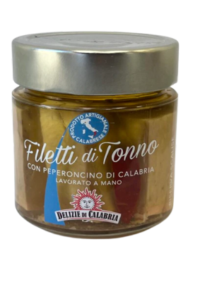 Delizie di Calabria Filetti di Tonno con Peperoncino 230g (filetto-di-tonno-peperoncino-di-calabria-600x800-removebg-preview.png)